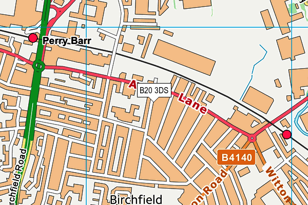 B20 3DS map - OS VectorMap District (Ordnance Survey)