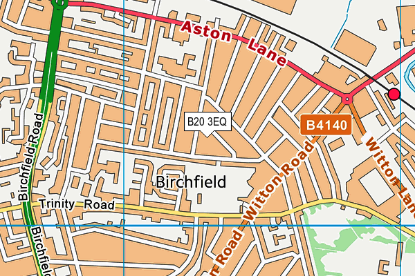 B20 3EQ map - OS VectorMap District (Ordnance Survey)