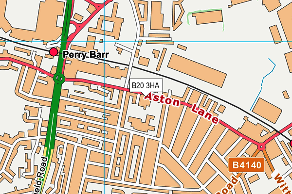 B20 3HA map - OS VectorMap District (Ordnance Survey)