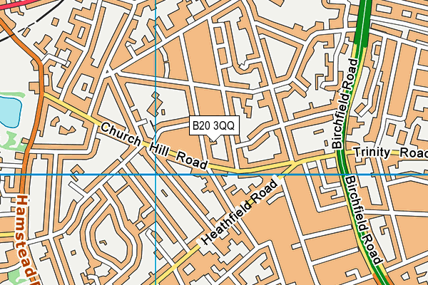 B20 3QQ map - OS VectorMap District (Ordnance Survey)