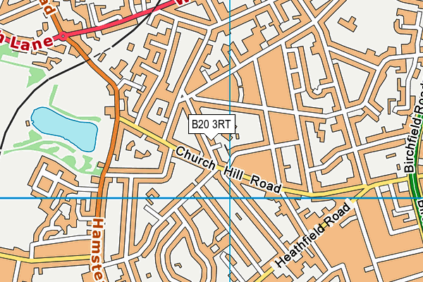 B20 3RT map - OS VectorMap District (Ordnance Survey)