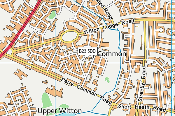 B23 5DD map - OS VectorMap District (Ordnance Survey)