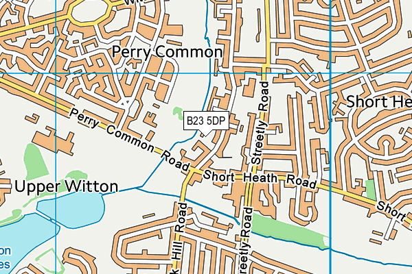 B23 5DP map - OS VectorMap District (Ordnance Survey)