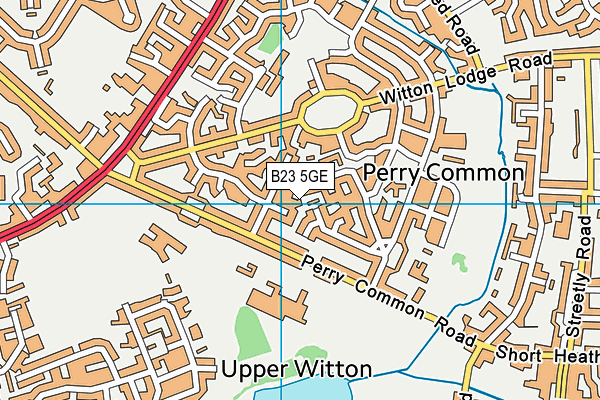 B23 5GE map - OS VectorMap District (Ordnance Survey)