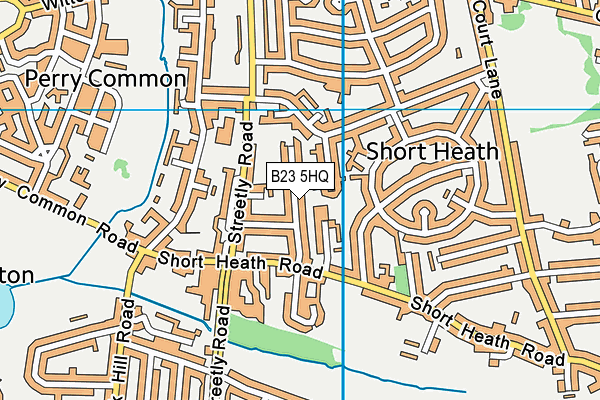 B23 5HQ map - OS VectorMap District (Ordnance Survey)