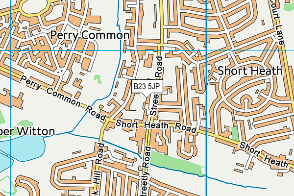 Oasis Academy Short Heath map (B23 5JP) - OS VectorMap District (Ordnance Survey)