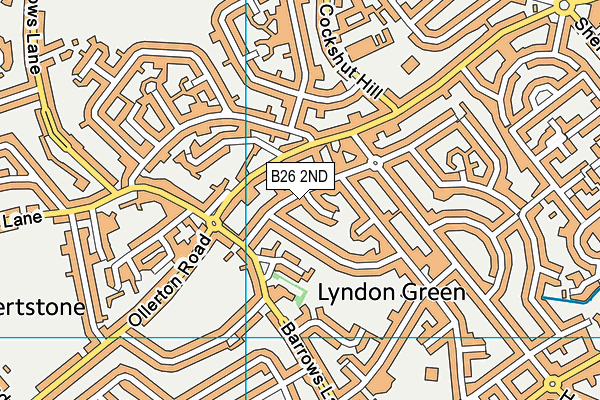 B26 2ND map - OS VectorMap District (Ordnance Survey)