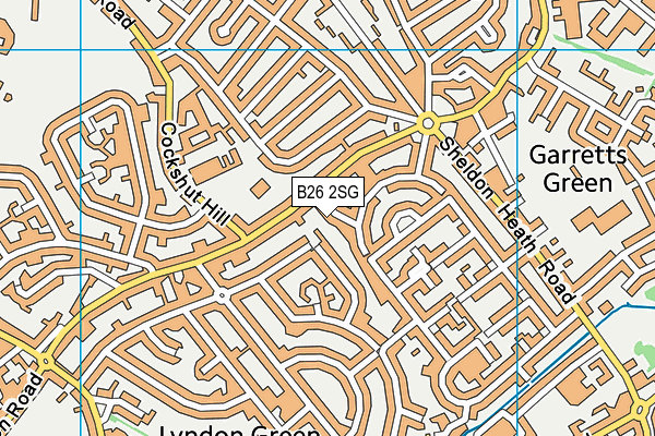 B26 2SG map - OS VectorMap District (Ordnance Survey)