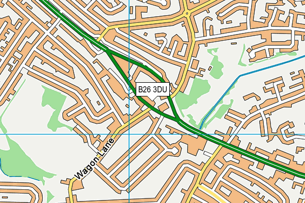 B26 3DU map - OS VectorMap District (Ordnance Survey)