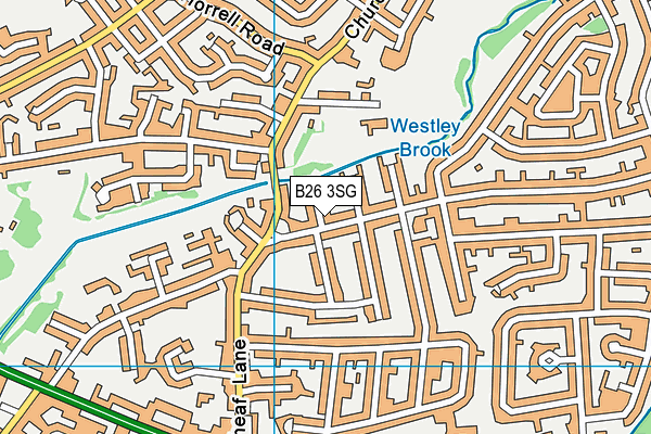 B26 3SG map - OS VectorMap District (Ordnance Survey)