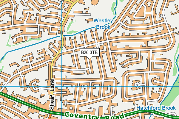 B26 3TB map - OS VectorMap District (Ordnance Survey)