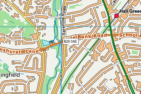 B28 0AE map - OS VectorMap District (Ordnance Survey)