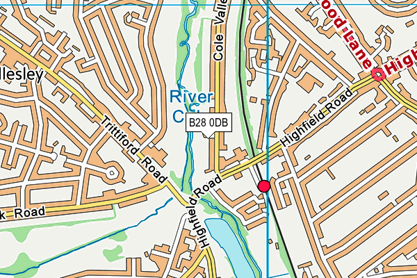 B28 0DB map - OS VectorMap District (Ordnance Survey)