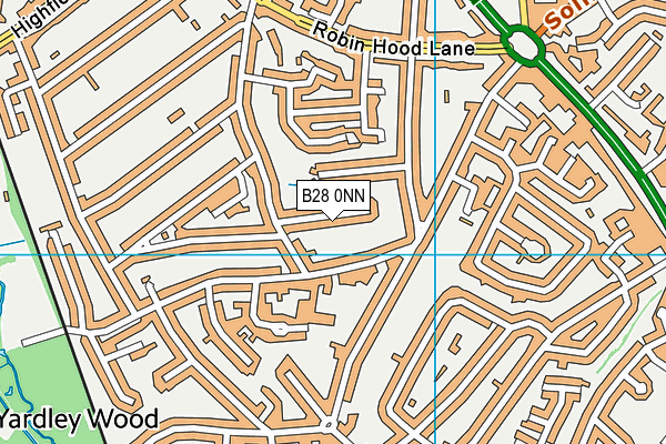 B28 0NN map - OS VectorMap District (Ordnance Survey)