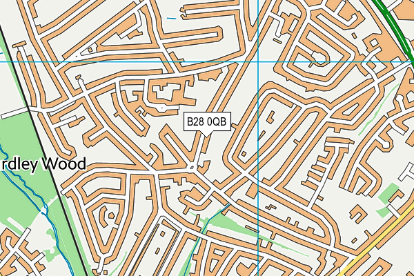 B28 0QB map - OS VectorMap District (Ordnance Survey)