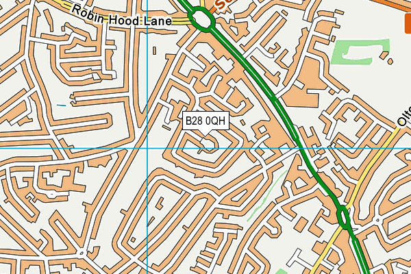 B28 0QH map - OS VectorMap District (Ordnance Survey)