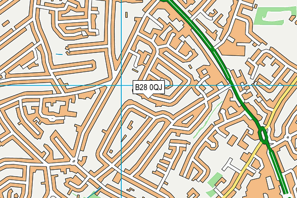 B28 0QJ map - OS VectorMap District (Ordnance Survey)