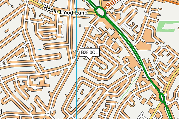 B28 0QL map - OS VectorMap District (Ordnance Survey)