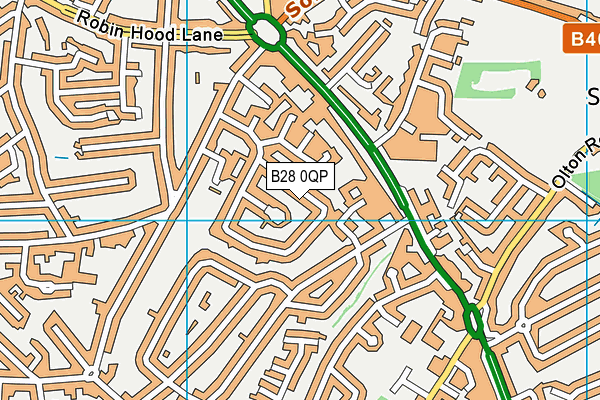 B28 0QP map - OS VectorMap District (Ordnance Survey)