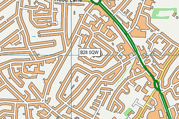 B28 0QW map - OS VectorMap District (Ordnance Survey)