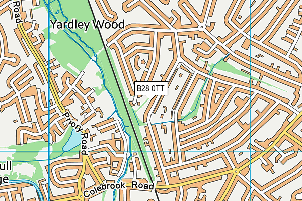 B28 0TT map - OS VectorMap District (Ordnance Survey)