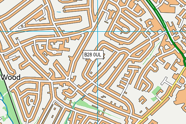 B28 0UL map - OS VectorMap District (Ordnance Survey)