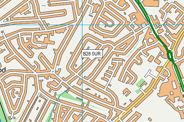 B28 0UR map - OS VectorMap District (Ordnance Survey)