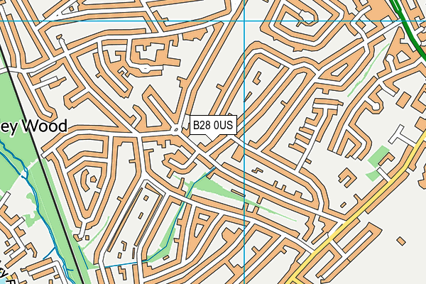 B28 0US map - OS VectorMap District (Ordnance Survey)