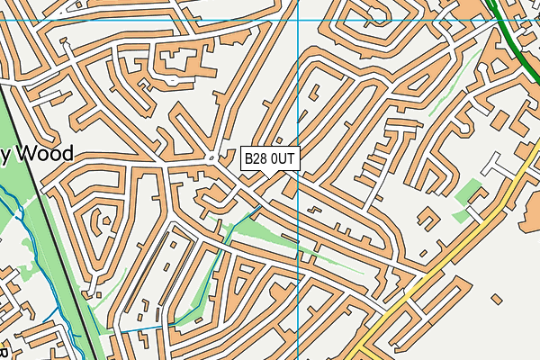 B28 0UT map - OS VectorMap District (Ordnance Survey)