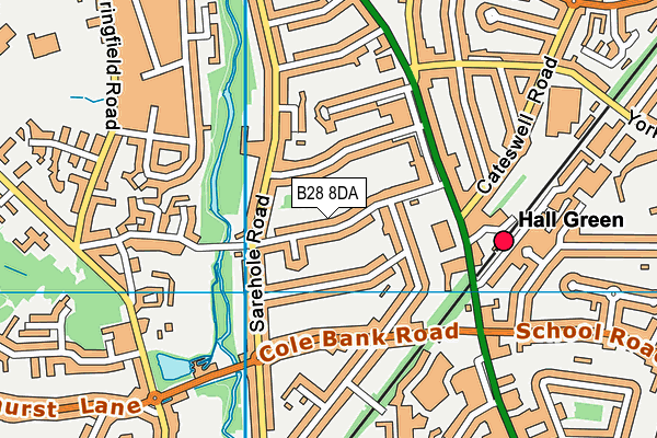 B28 8DA map - OS VectorMap District (Ordnance Survey)