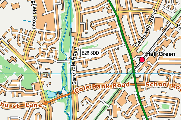 B28 8DD map - OS VectorMap District (Ordnance Survey)