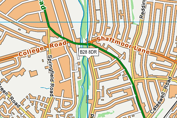 B28 8DR map - OS VectorMap District (Ordnance Survey)