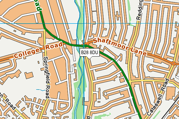 B28 8DU map - OS VectorMap District (Ordnance Survey)