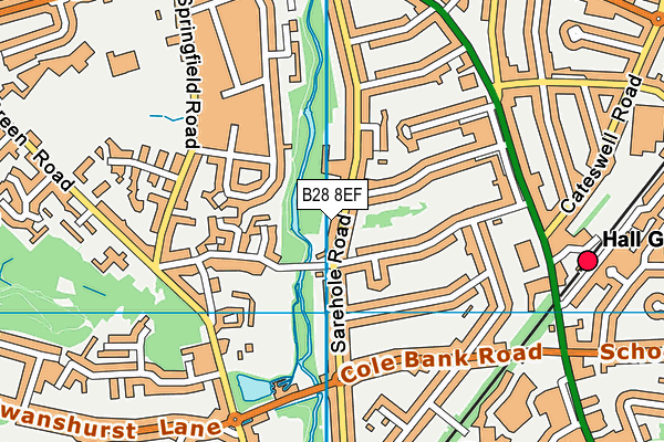 B28 8EF map - OS VectorMap District (Ordnance Survey)