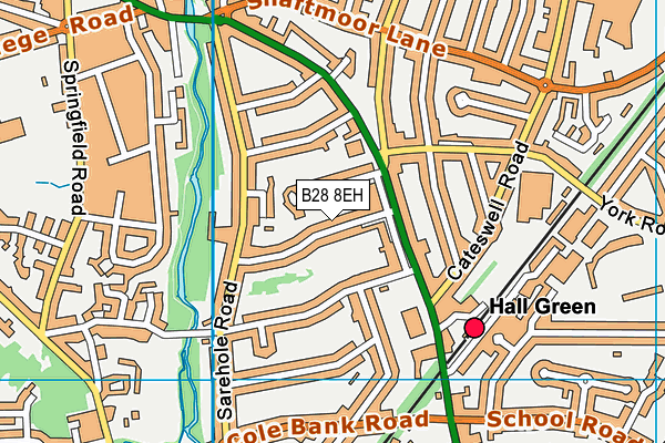 B28 8EH map - OS VectorMap District (Ordnance Survey)