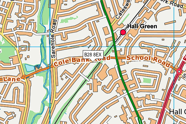 B28 8EX map - OS VectorMap District (Ordnance Survey)