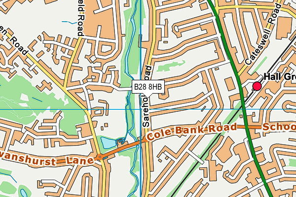 B28 8HB map - OS VectorMap District (Ordnance Survey)