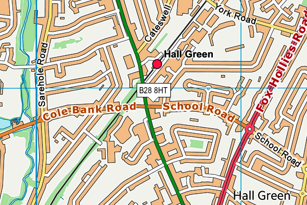 B28 8HT map - OS VectorMap District (Ordnance Survey)