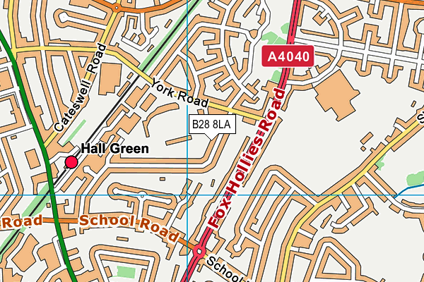 B28 8LA map - OS VectorMap District (Ordnance Survey)