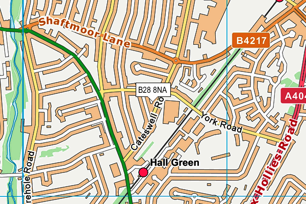 B28 8NA map - OS VectorMap District (Ordnance Survey)