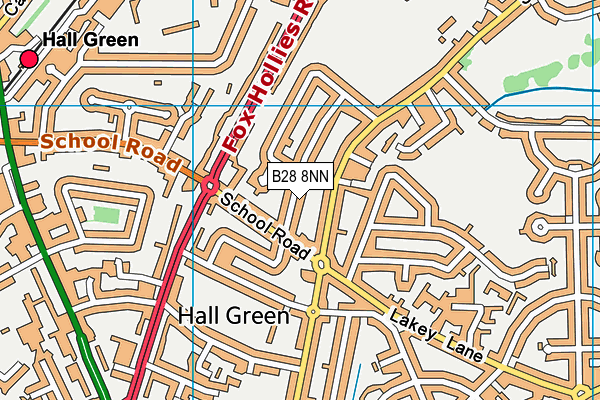 B28 8NN map - OS VectorMap District (Ordnance Survey)