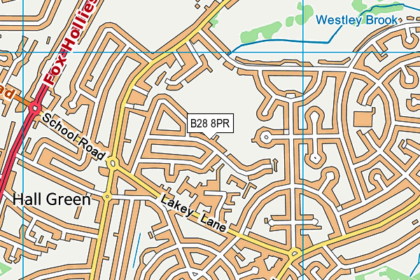 B28 8PR map - OS VectorMap District (Ordnance Survey)