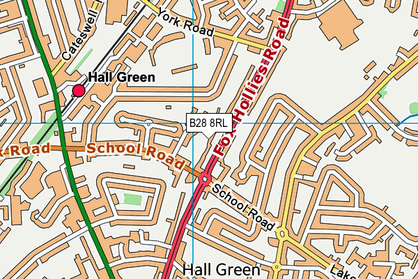 B28 8RL map - OS VectorMap District (Ordnance Survey)