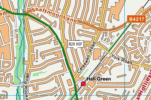 B28 8SF map - OS VectorMap District (Ordnance Survey)