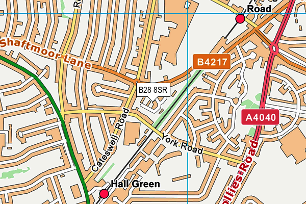 B28 8SR map - OS VectorMap District (Ordnance Survey)