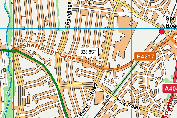 B28 8ST map - OS VectorMap District (Ordnance Survey)