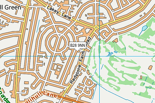 B28 9NN map - OS VectorMap District (Ordnance Survey)