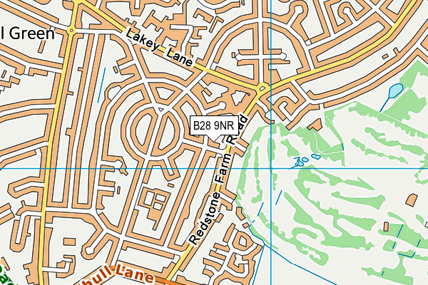 B28 9NR map - OS VectorMap District (Ordnance Survey)