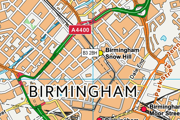 B3 2BH map - OS VectorMap District (Ordnance Survey)