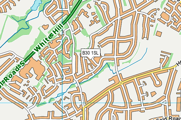 B30 1SL map - OS VectorMap District (Ordnance Survey)